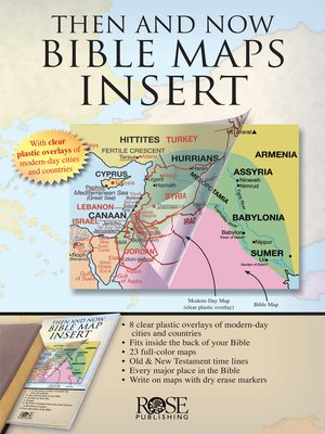 cover image of Then and Now Bible Maps Insert